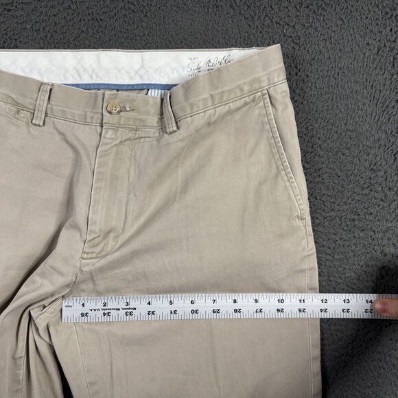Polo Ralph Lauren Pants Mens 34x32 Beige Tan Classic Fit Chinos Preppy Casual - Picture 13 of 16